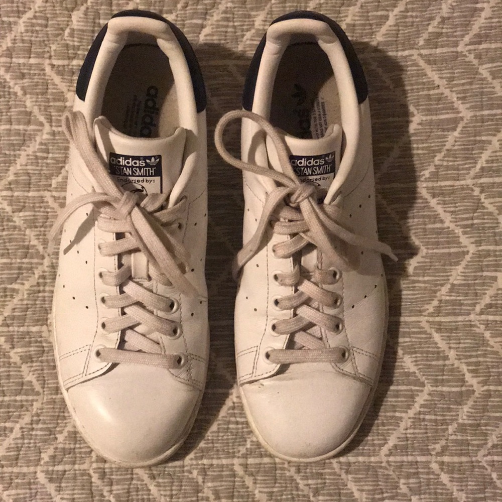 White Adidas Stan Smith’s in good condition